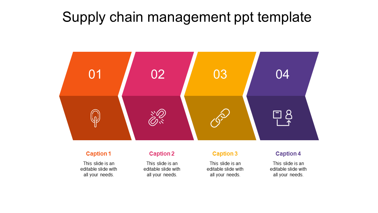 Free - Amazing Supply Chain Management PPT Template Slide